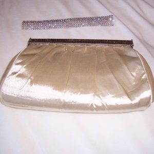 Cream Clutch Purse